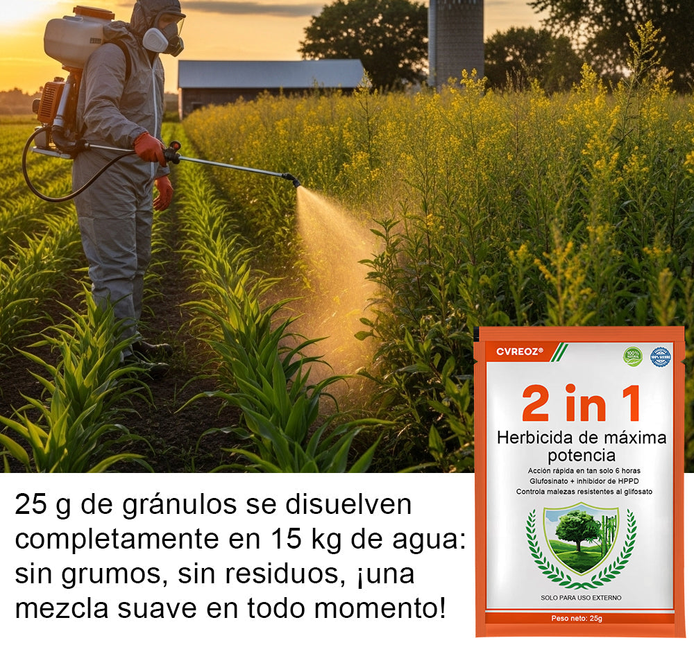 Tienda oficial | Edición limitada | Herbicida Cvreoz® 2 en 1 de máxima potencia