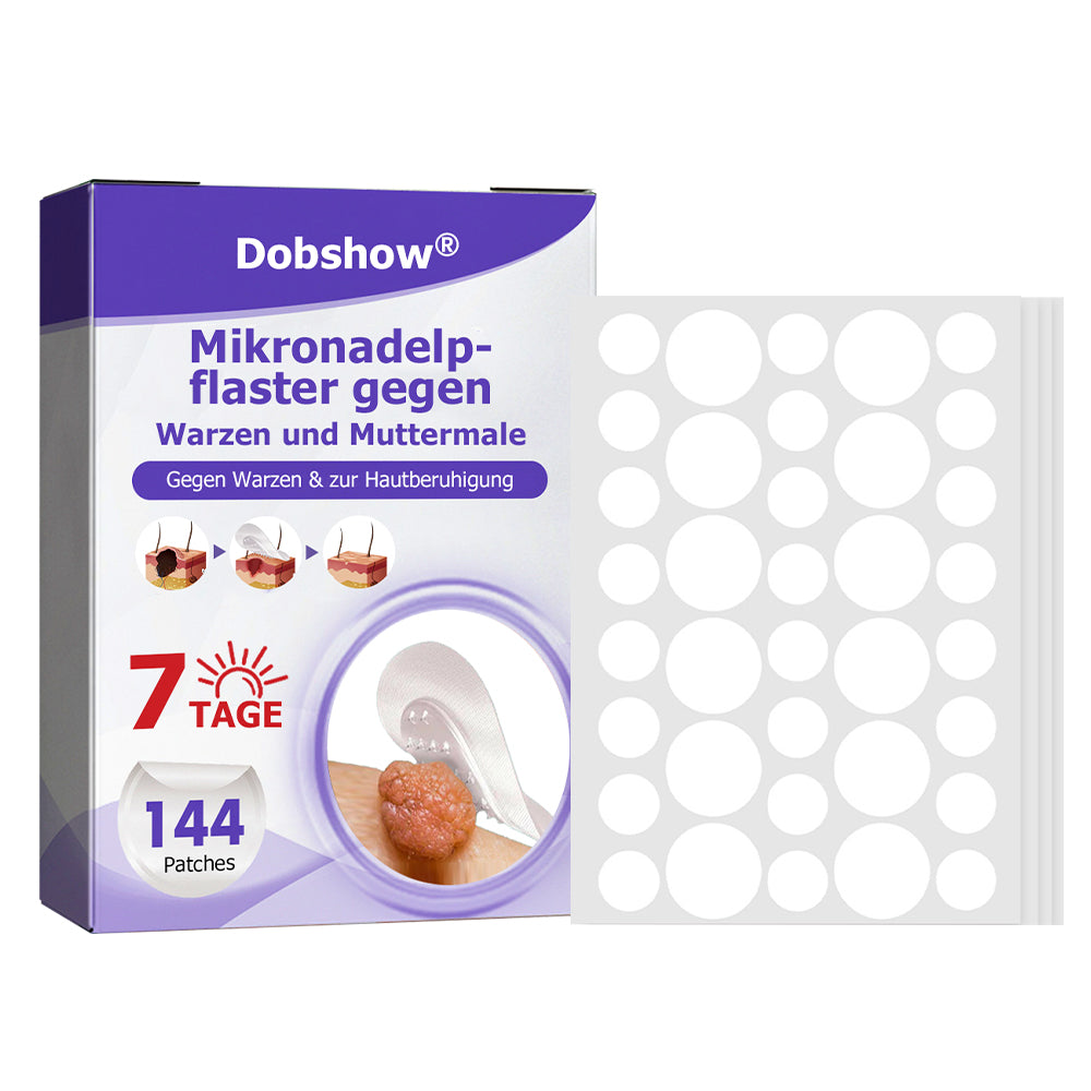 Dobshow® Mikronadelpflaster gegen Warzen und Muttermale