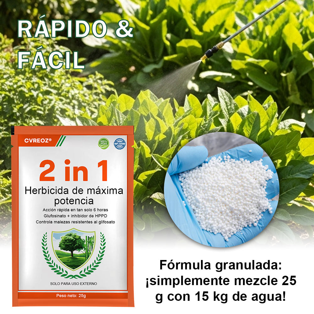 Tienda oficial | Edición limitada | Herbicida Cvreoz® 2 en 1 de máxima potencia
