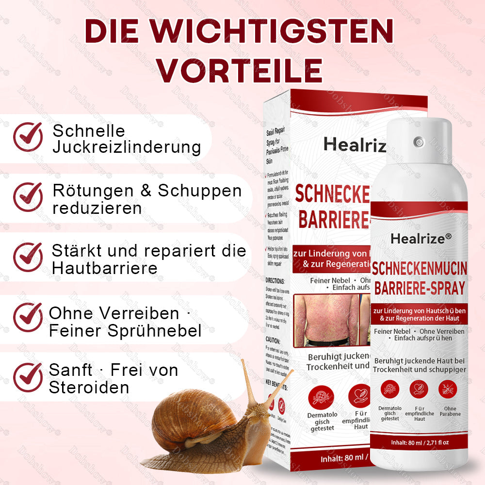 ✨Healrize® Schneckenmucin-Barriere-Spray zur Linderung von Hautschüben und zur Regeneration der Haut-𝘿𝙚𝙪𝙩𝙨𝙘𝙝𝙡𝙖𝙣𝙙𝙨 𝙉𝙧. 1 𝙨𝙥𝙧ü𝙝𝙗𝙖𝙧𝙚 𝘽𝙖𝙧𝙧𝙞𝙚𝙧𝙚-𝙋𝙛𝙡𝙚𝙜𝙚 𝙗𝙚𝙞 𝙋𝙨𝙤𝙧𝙞𝙖𝙨𝙞𝙨✨