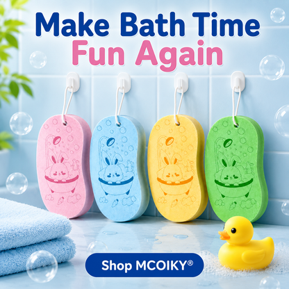MCOIKY® Kids Bath Scrub Buddy