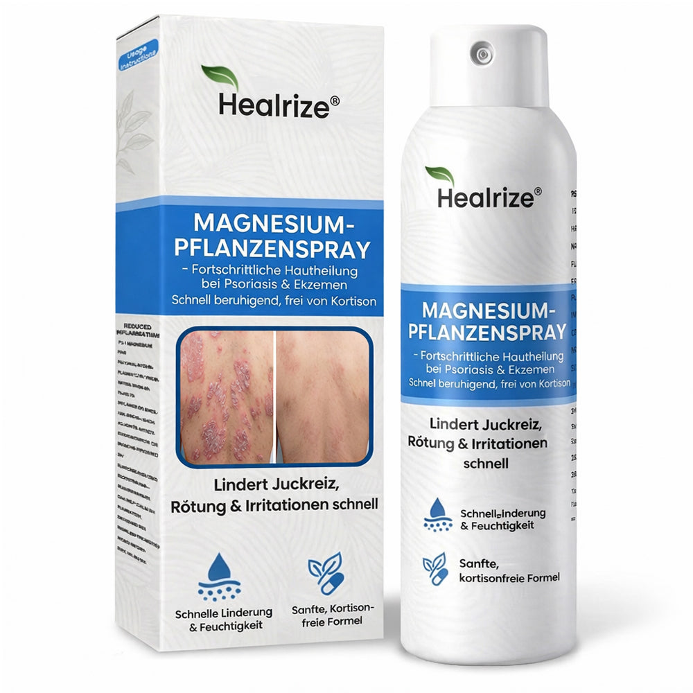 ✨DE 𝐎𝐟𝐟𝐢𝐜𝐢𝐚𝐥  𝐒𝐭𝐨𝐫𝐞 |Healrize® Magnesium-Pflanzenspray – Fortschrittliche Hautregeneration bei Schuppenflechte & Ekzemen | Schnelle Linderung, steroidfrei