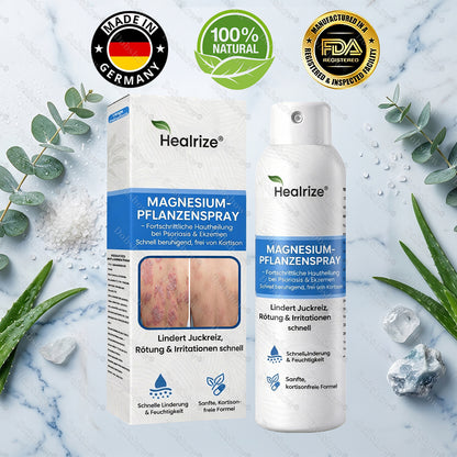 ✨DE 𝐎𝐟𝐟𝐢𝐜𝐢𝐚𝐥  𝐒𝐭𝐨𝐫𝐞 |Healrize® Magnesium-Pflanzenspray – Fortschrittliche Hautregeneration bei Schuppenflechte & Ekzemen | Schnelle Linderung, steroidfrei