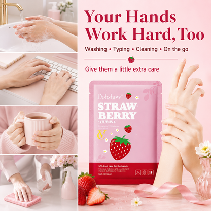 Dobshow® Strawberry Vitamin C Radiance Hand Mask