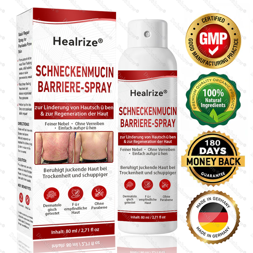 ✨Healrize® Schneckenmucin-Barriere-Spray zur Linderung von Hautschüben und zur Regeneration der Haut-𝘿𝙚𝙪𝙩𝙨𝙘𝙝𝙡𝙖𝙣𝙙𝙨 𝙉𝙧. 1 𝙨𝙥𝙧ü𝙝𝙗𝙖𝙧𝙚 𝘽𝙖𝙧𝙧𝙞𝙚𝙧𝙚-𝙋𝙛𝙡𝙚𝙜𝙚 𝙗𝙚𝙞 𝙋𝙨𝙤𝙧𝙞𝙖𝙨𝙞𝙨✨