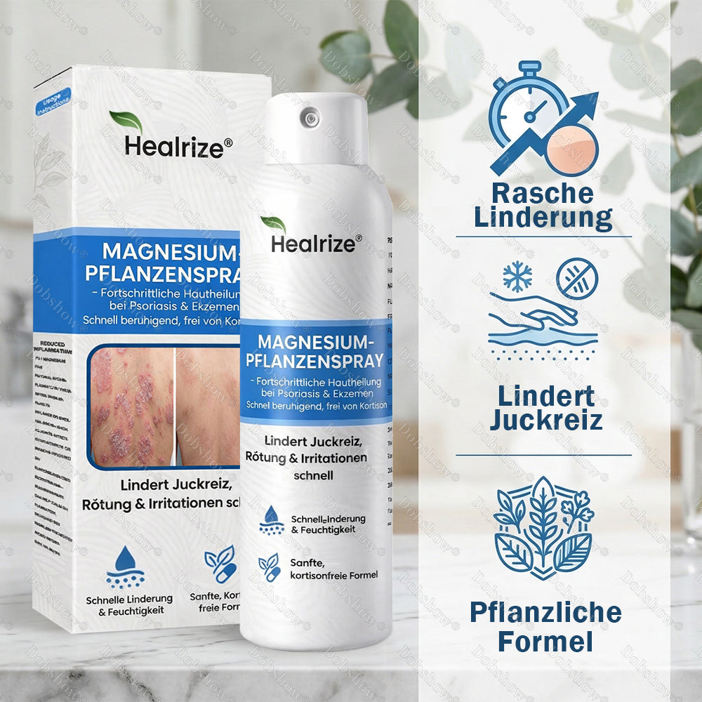 ✨DE 𝐎𝐟𝐟𝐢𝐜𝐢𝐚𝐥  𝐒𝐭𝐨𝐫𝐞 |Healrize® Magnesium-Pflanzenspray – Fortschrittliche Hautregeneration bei Schuppenflechte & Ekzemen | Schnelle Linderung, steroidfrei