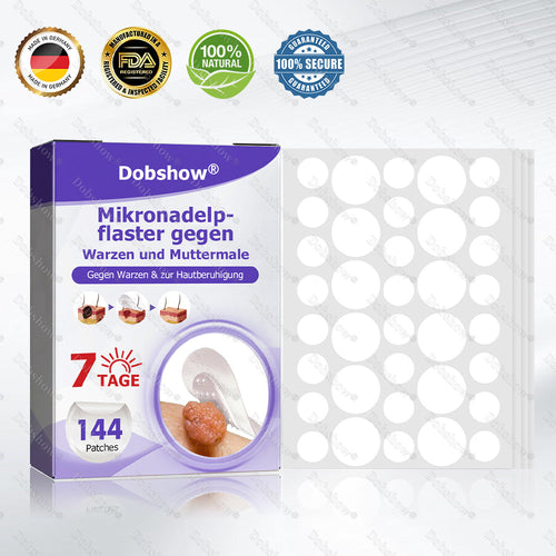 Dobshow® Mikronadelpflaster gegen Warzen und Muttermale