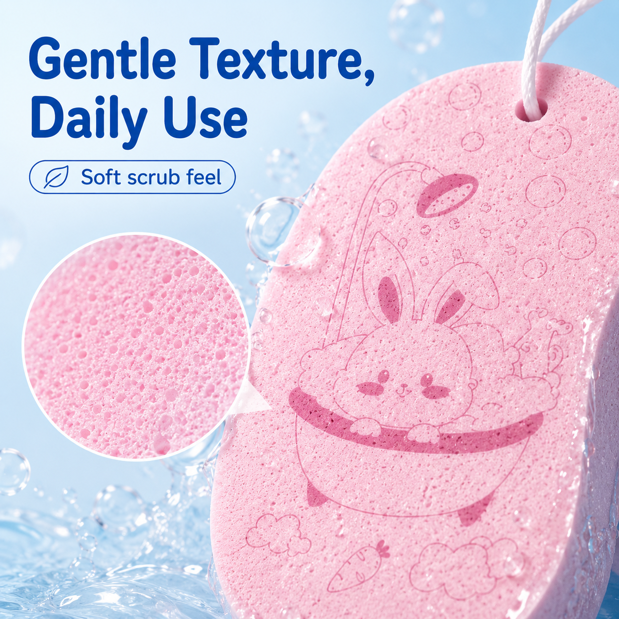 MCOIKY® Kids Bath Scrub Buddy