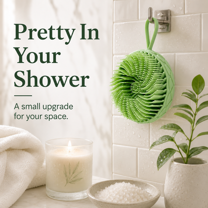 MCOIKY® Lotus Silicone Dual-Sided Bath Brush