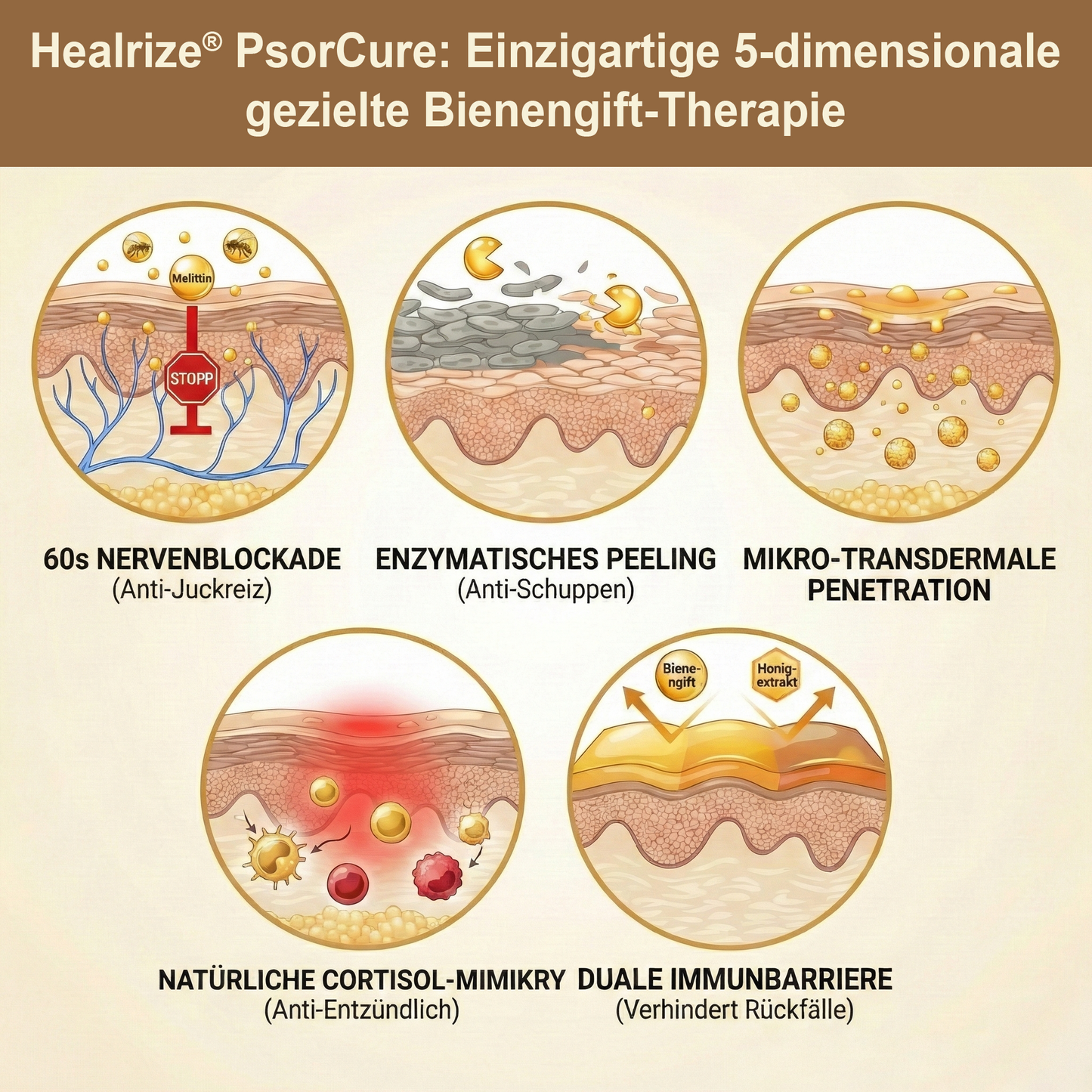 👨‍⚕️ 𝙈ä𝙧𝙯-𝘼𝙣𝙜𝙚𝙗𝙤𝙩  | Healrize® PsorCure Bienengift Zielgerichtete Linderungscreme✨