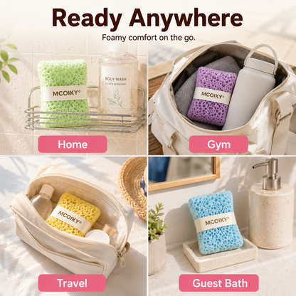 MCOIKY® Body Wash Foaming Sponge Set