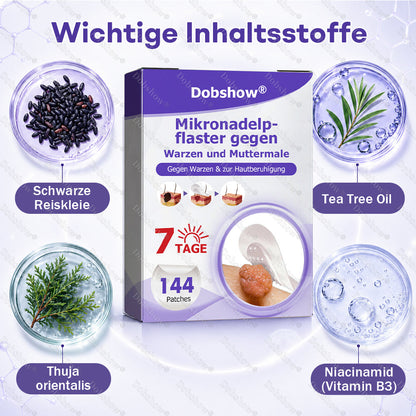 Dobshow® Mikronadelpflaster gegen Warzen und Muttermale