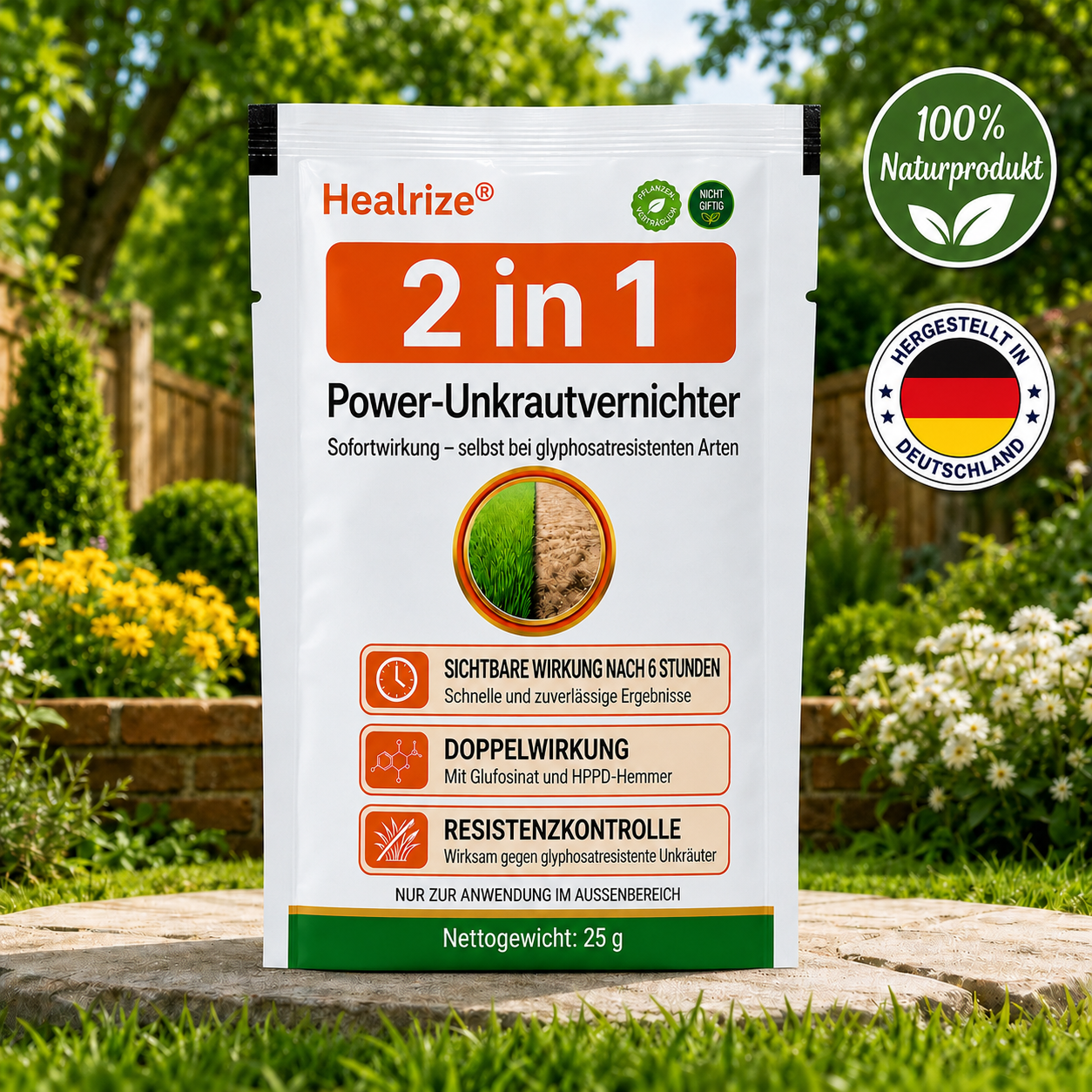 ✨DE 𝐎𝐟𝐟𝐢𝐜𝐢𝐚𝐥  𝐒𝐭𝐨𝐫𝐞 |Healrize® 2-in-1 Power-Unkrautvernichter: Sofortwirkung – selbst bei glyphosatresistenten Arten