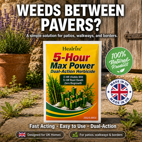 🏆UK 𝙊𝙛𝙛𝙞𝙘𝙞𝙖𝙡 𝙎𝙩𝙤𝙧𝙚 | Healrize® 5-Hour Max Power Dual-Action Herbicide | Fast-Acting Granules for Stubborn Weeds & Brush
